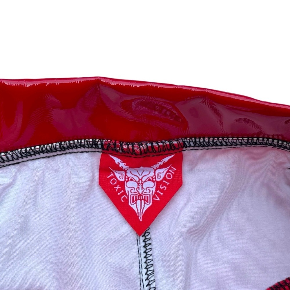 Red Flare Pants - Picture 16 of 16